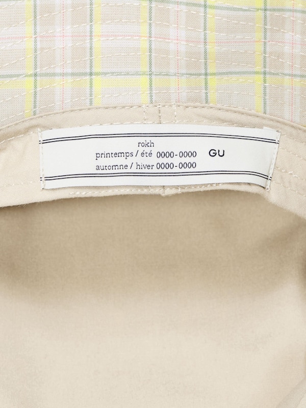 Wide Brim Hat | Checked | by rokh