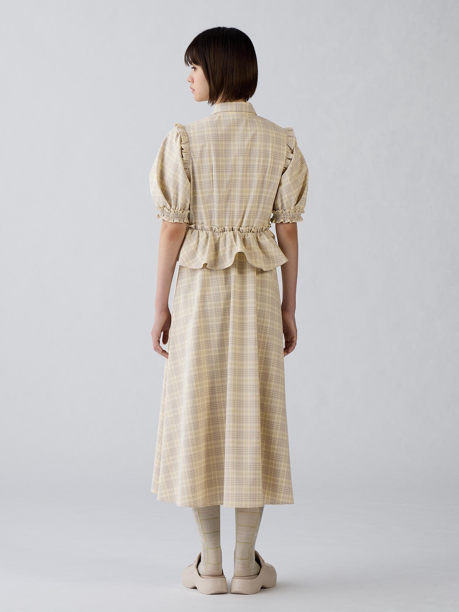 上品コーデはコレで安心！ Shirt Dress | HalfSlv | by rokh | GU US トップス