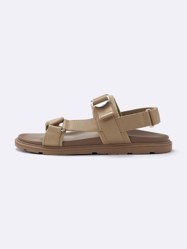 Metal Buckle Tape Sandals