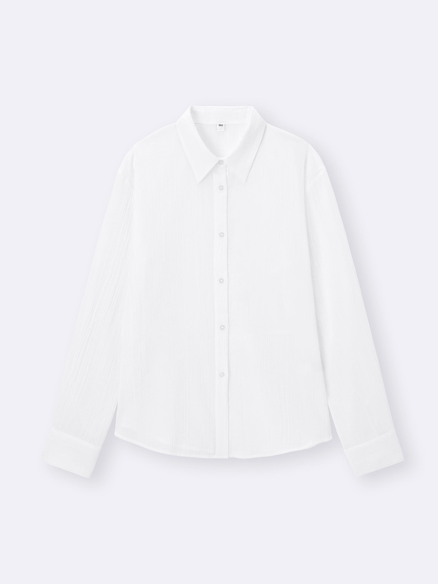 Textured Sheer Shirt | GU US
