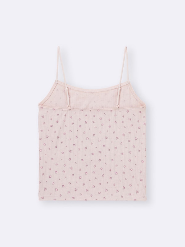 Cotton Blend Cropped Camisole | Dry | Rose