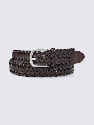 Leather Mesh Belt