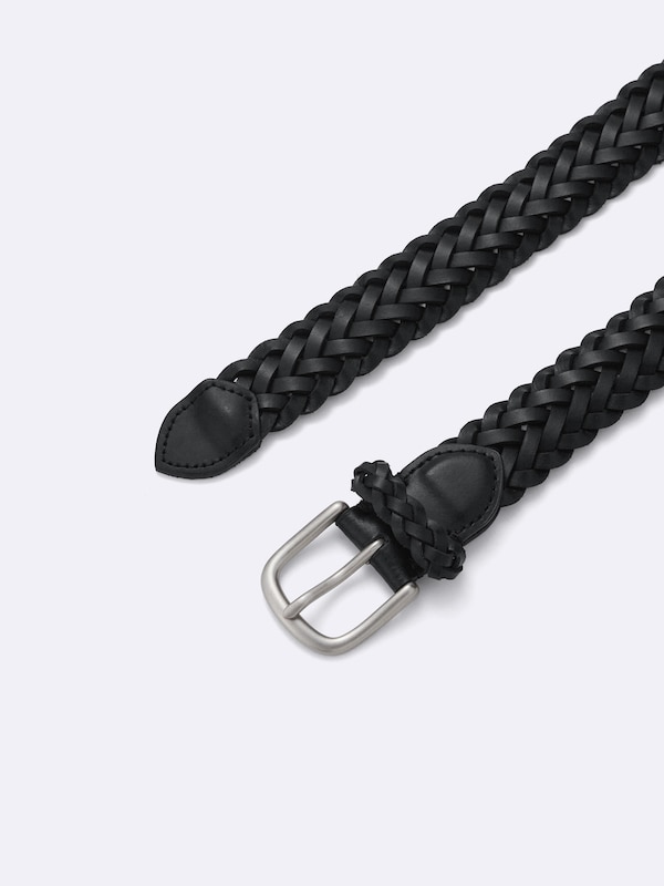 Leather Mesh Belt