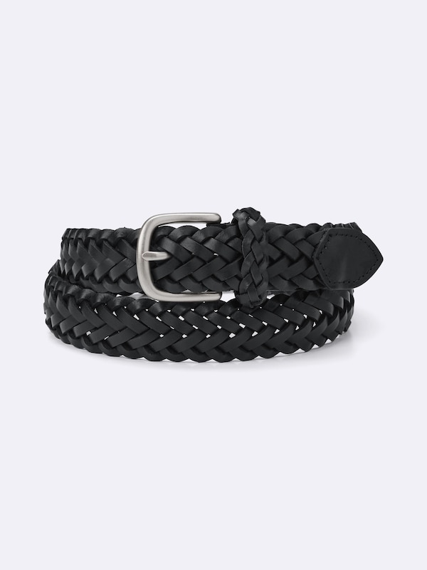 Leather Mesh Belt