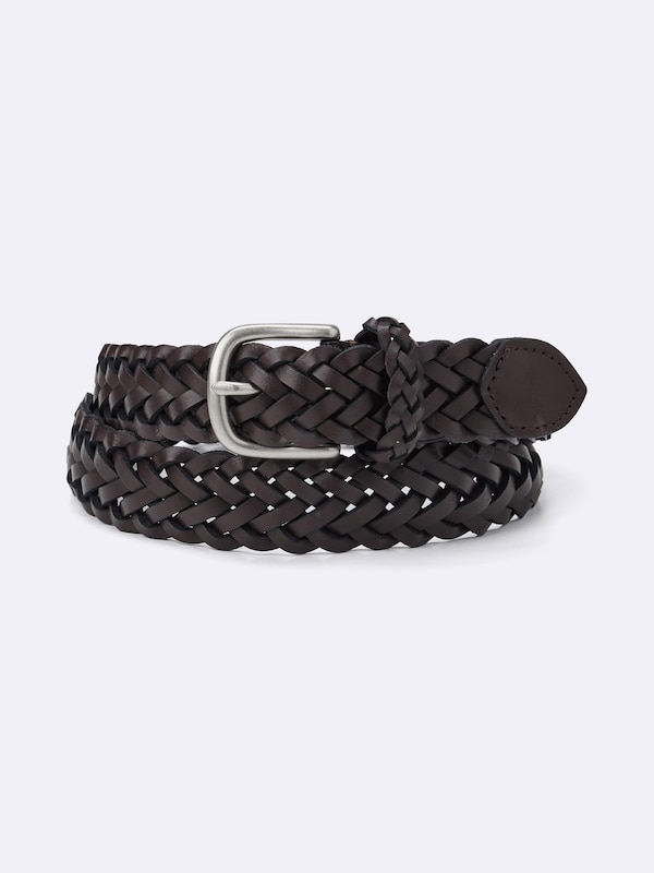 Leather Mesh Belt