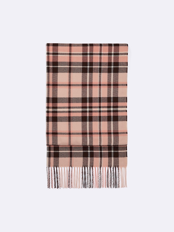 STYLE-HEAT Checked Scarf