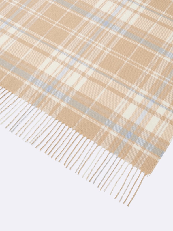 STYLE-HEAT Checked Scarf