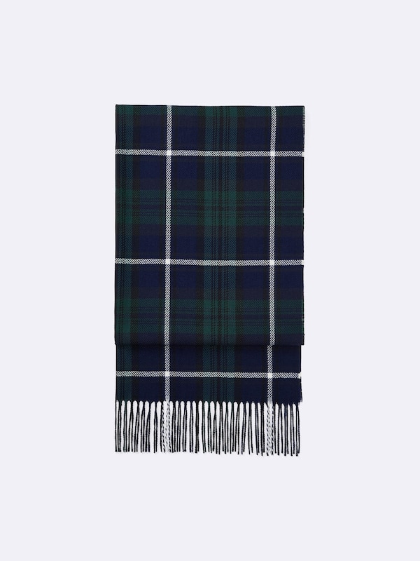 STYLE-HEAT Checked Scarf