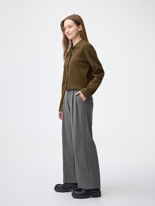 Pleated Wide Pants