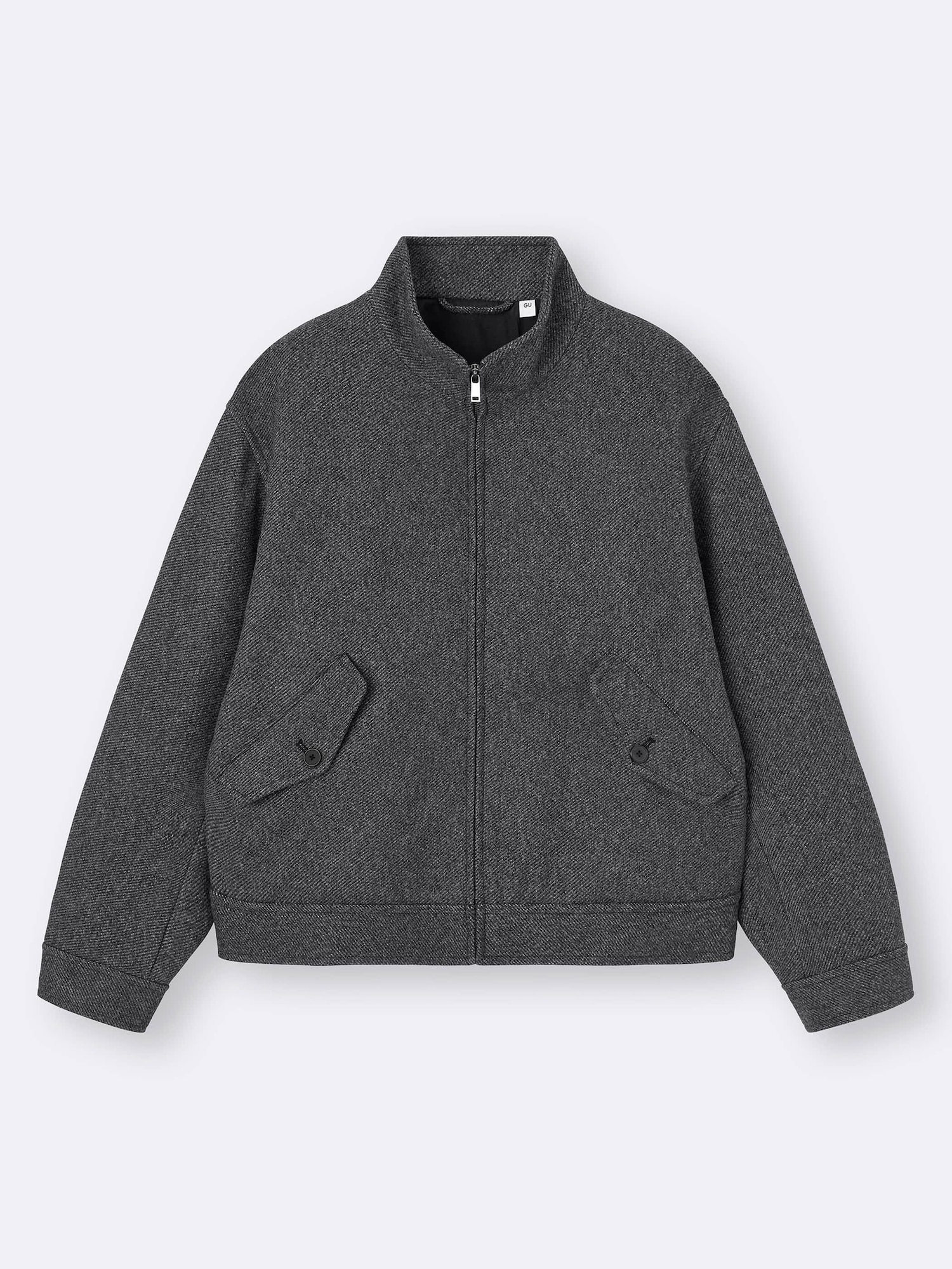 COZY MELTON Stand Zip Up Jacket | GU US