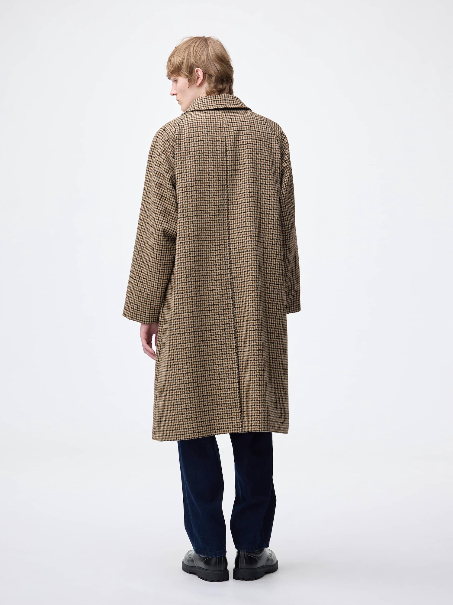 COZY MELTON Balmacaan Coat | GU US