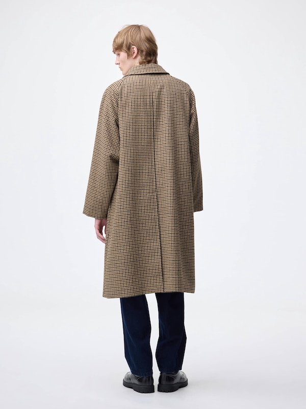 COZY MELTON Balmacaan Coat