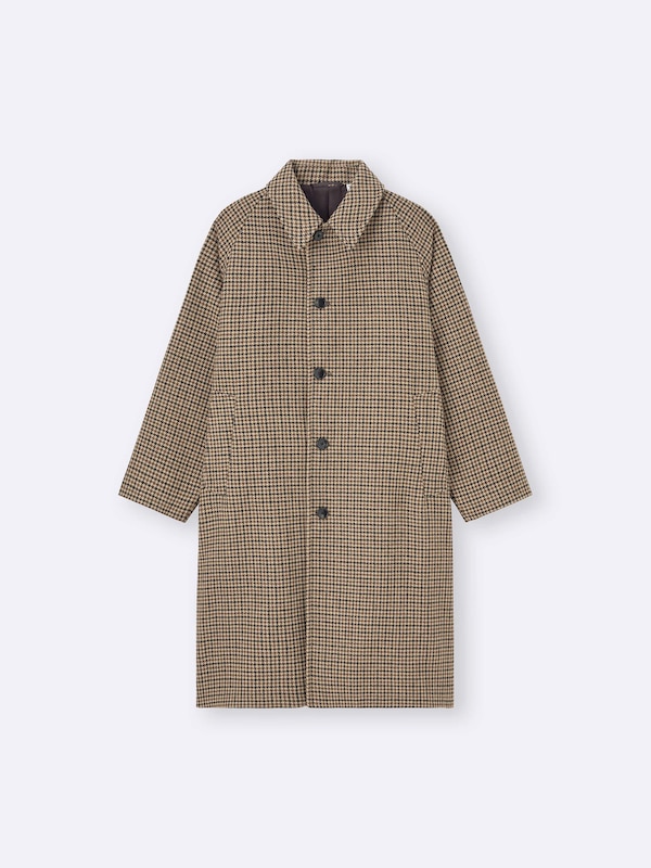 COZY MELTON Balmacaan Coat