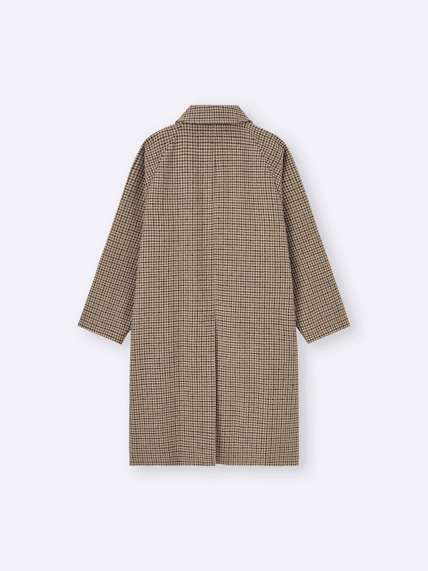 COZY MELTON Balmacaan Coat