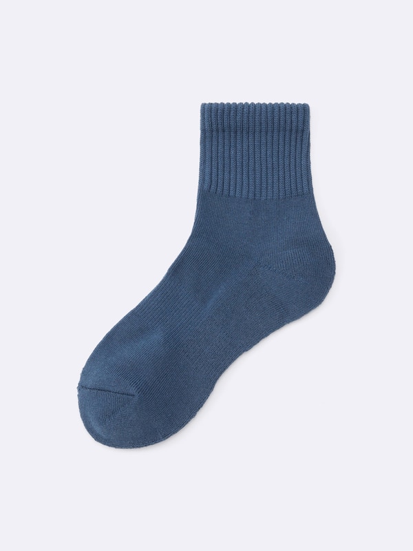 Ribbed Pile Ankle Socks