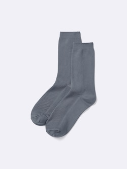 Ribbed Crew Socks