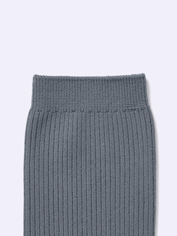 Ribbed Crew Socks