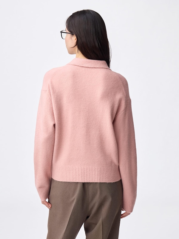 Puff Knit Polo Shirt