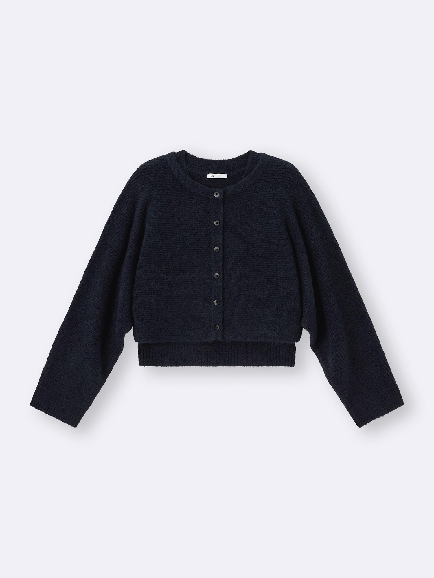 ものさん専用 Women's Puffy Touch Knit 2 Piece Cardigan | GU US