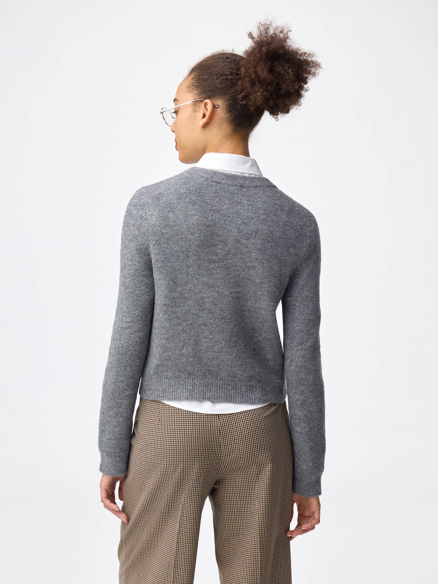 トップス Harapos Reales Crew Neck Cardigan XUNZRLN Women's Crew Neck Cardigan Button Down Long Sleeve