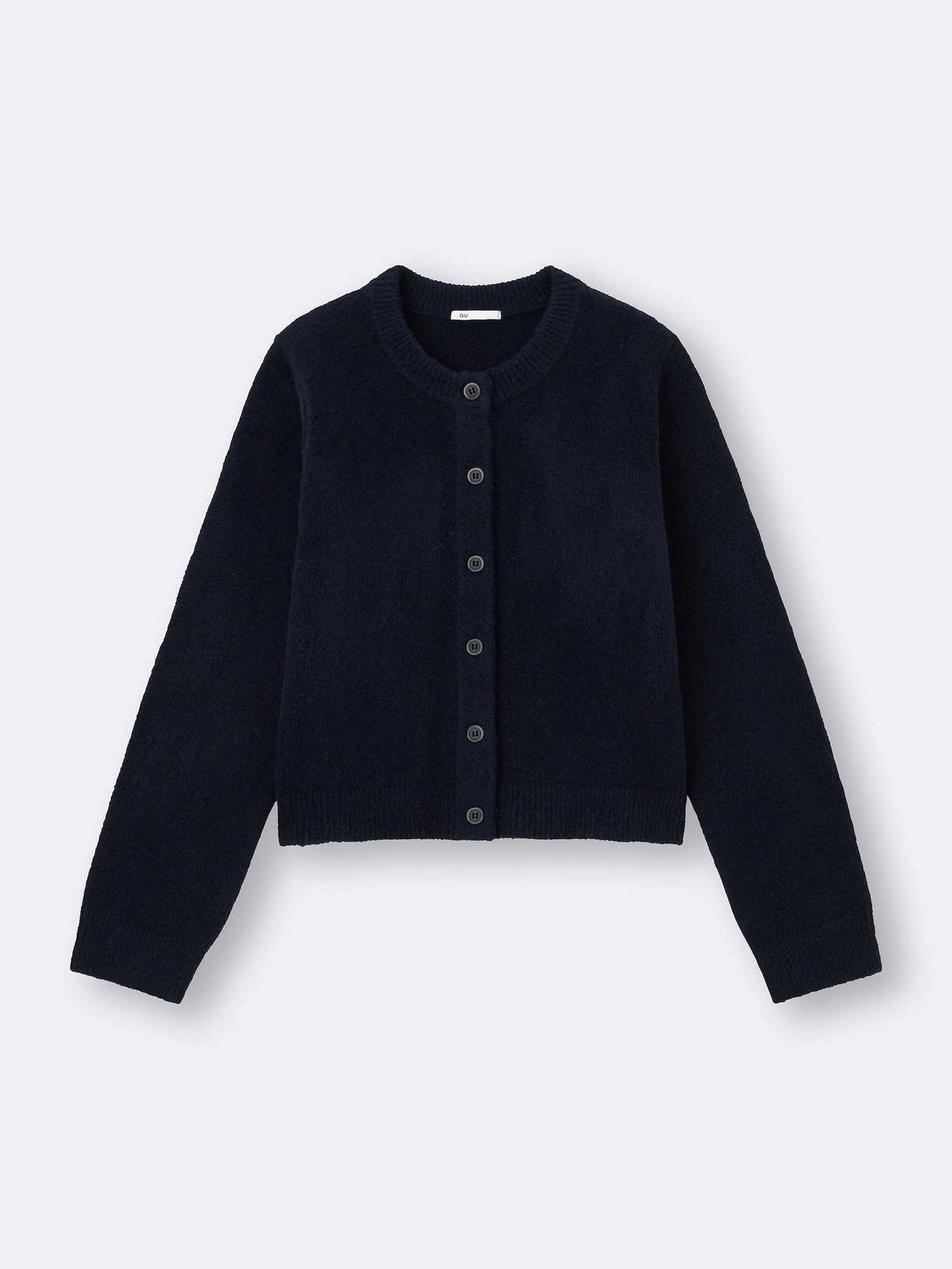 Women's Puffy Touch Knit Crew Neck Cardigan | GU US