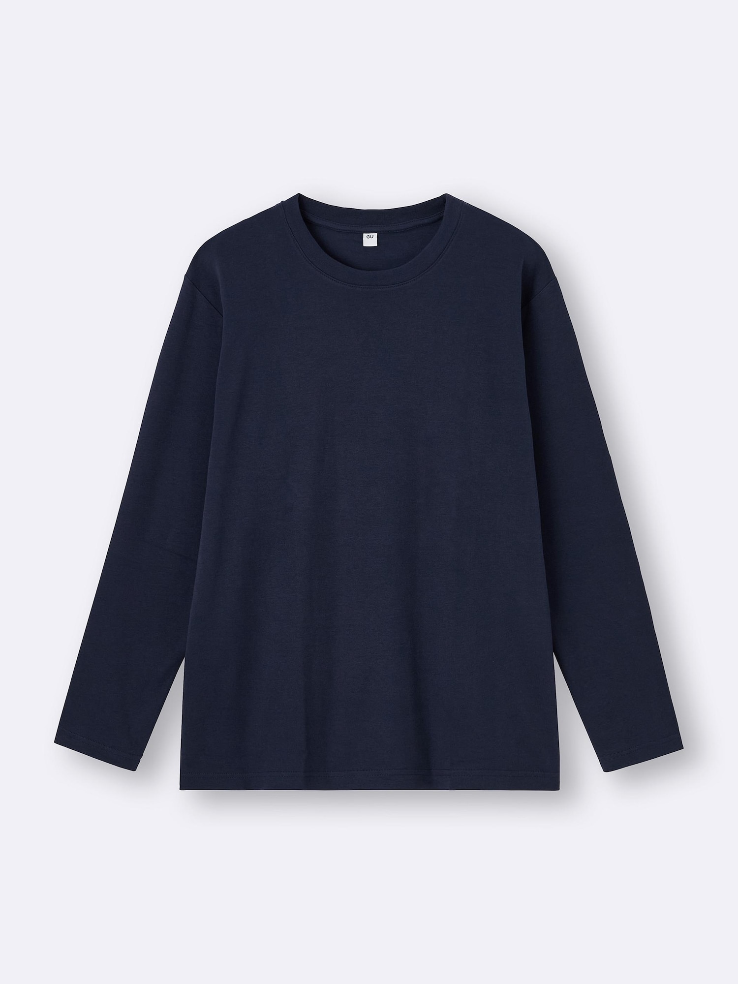 Soft Cotton Crew Neck T-Shirt | Long | GU US