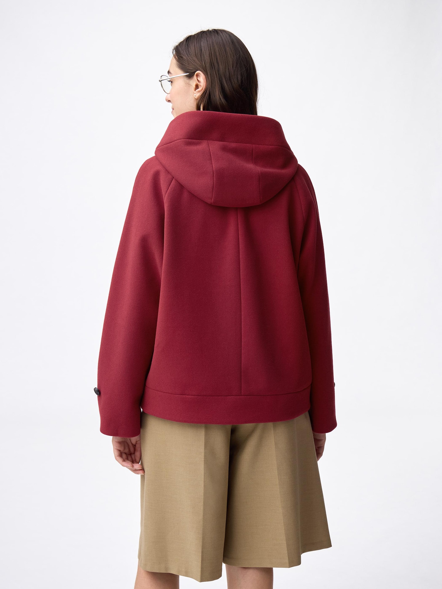 Rua　　シャリーフ　W FACE MELTON BIG COAT Wool Melton Oversized Coat | Michael Kors [US]