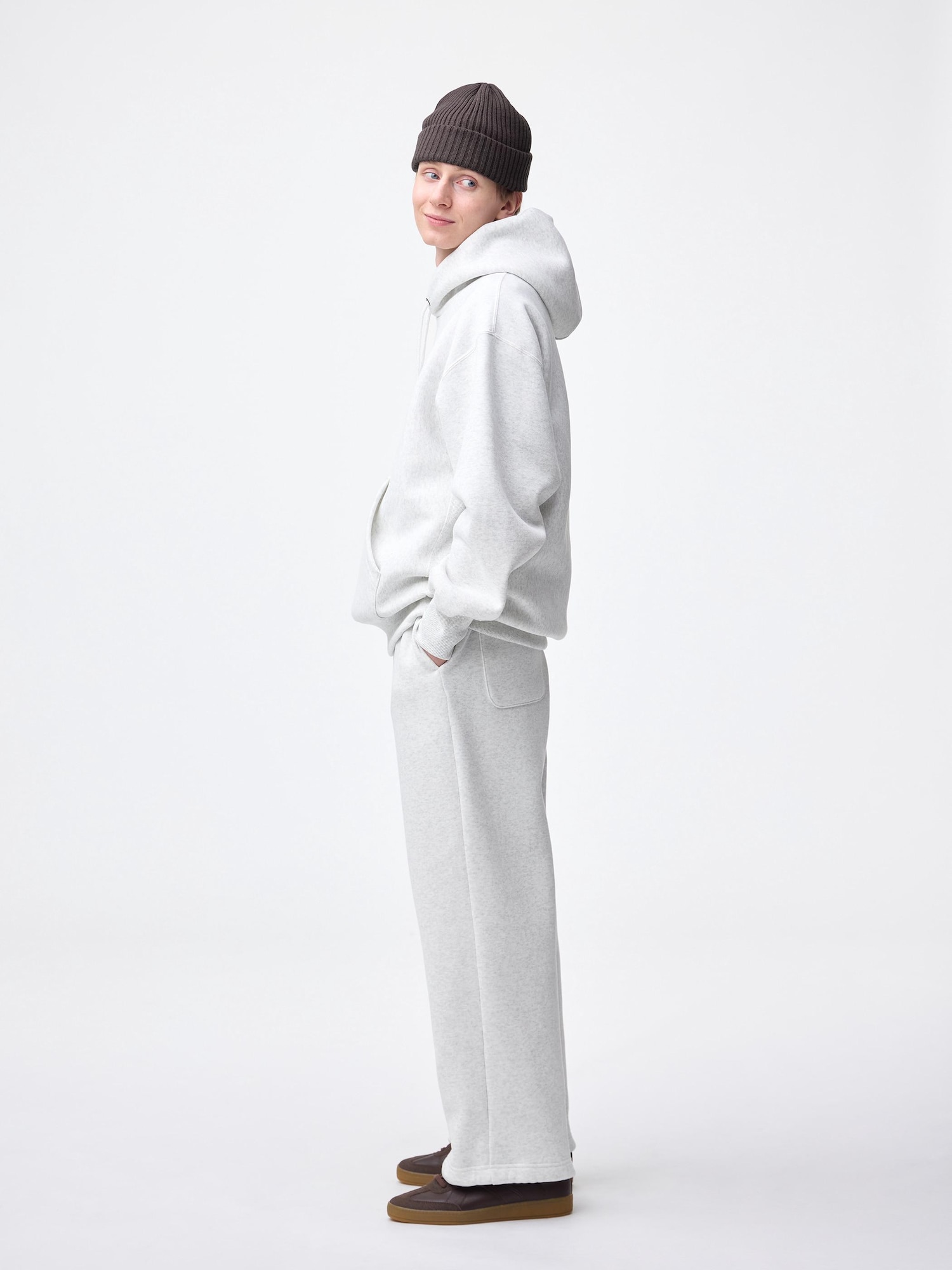 Heavy Weight Sweat Wide Straight Pants | GU US