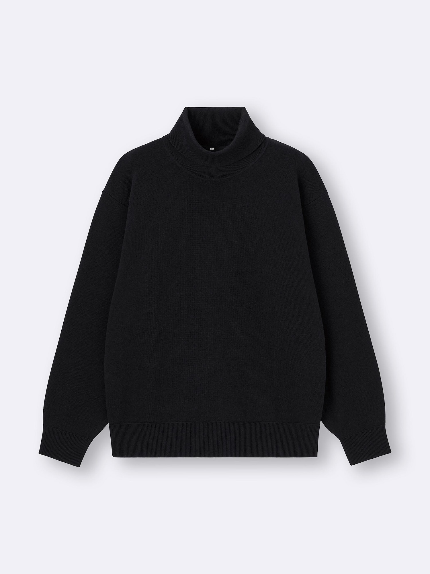 Milano Ribbed Turtleneck Sweater | GU US