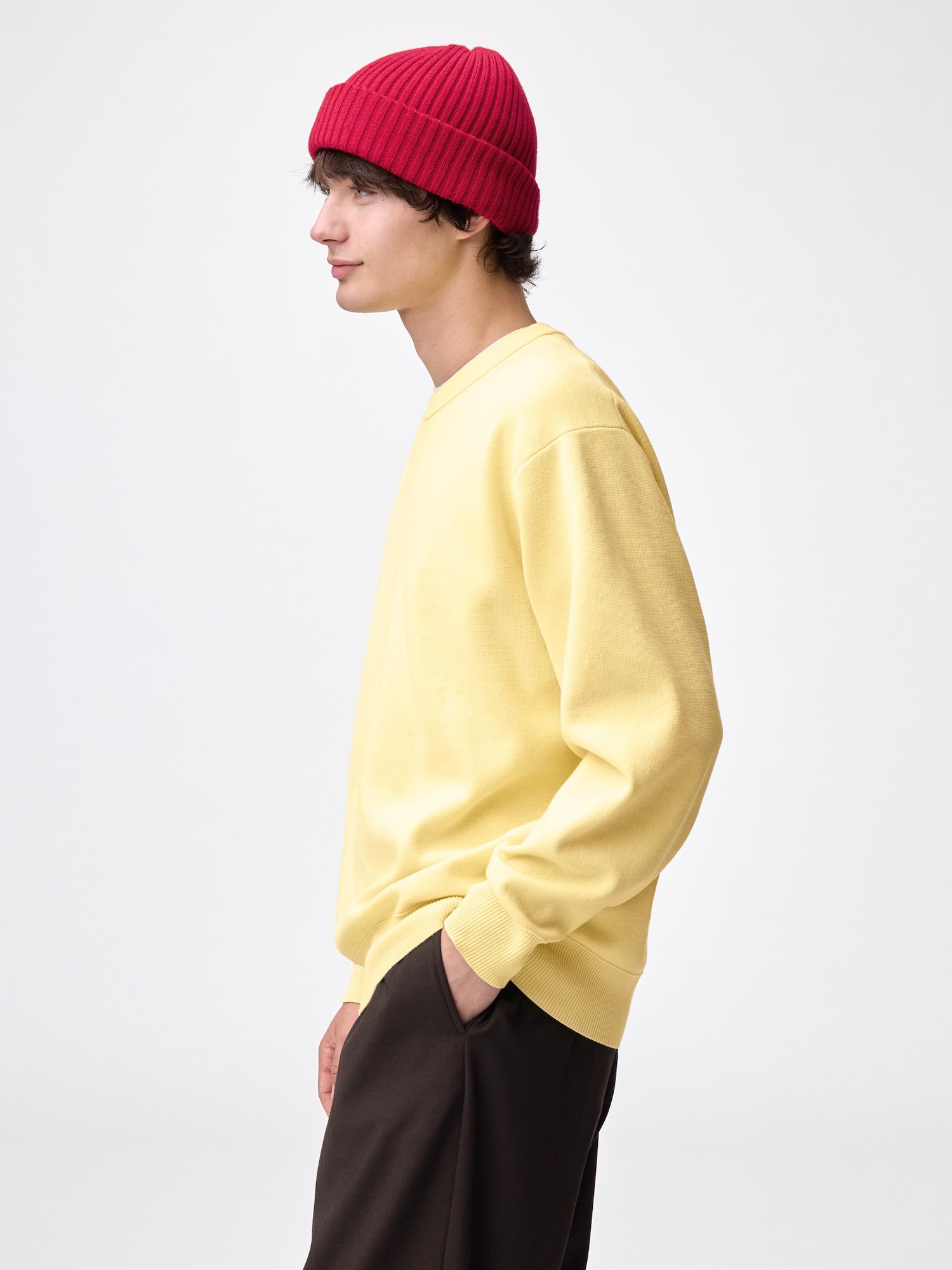 Unisex Milano Ribbed Crew Neck Sweater | GU US