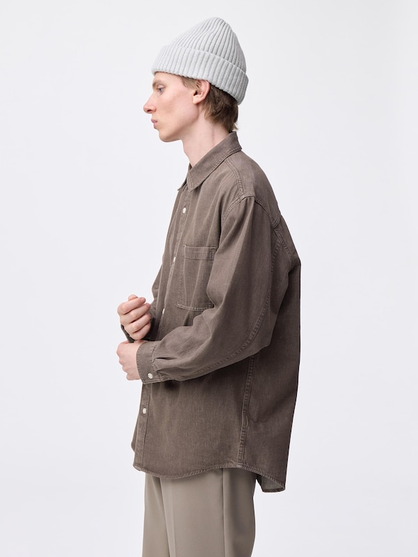 Denim Oversized Shirts