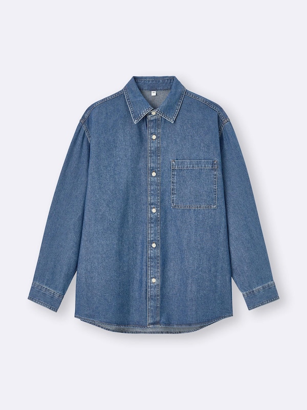 Unisex Denim Oversized Shirts | GU US Unisex Denim Oversized Shirts | GU US
