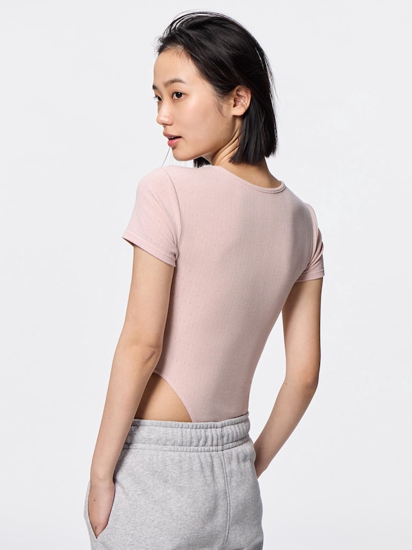 Cotton Blend Bodysuit | Short | Dry