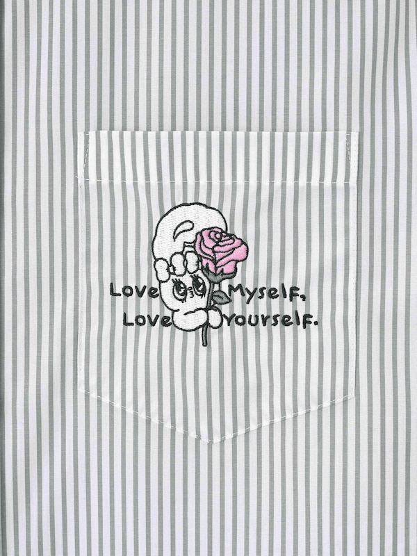 Striped Short Shirt | HalfSlv | Esther Bunny