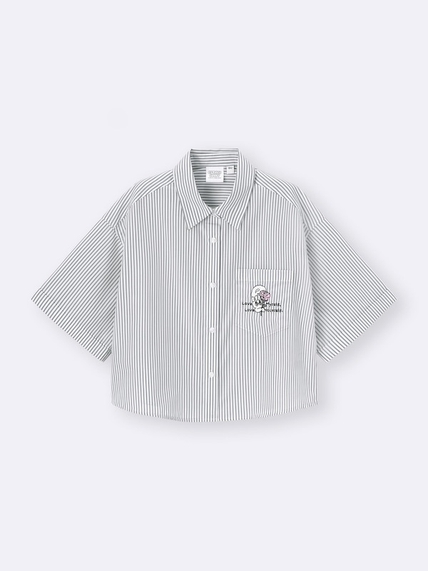 Striped Short Shirt | HalfSlv | Esther Bunny