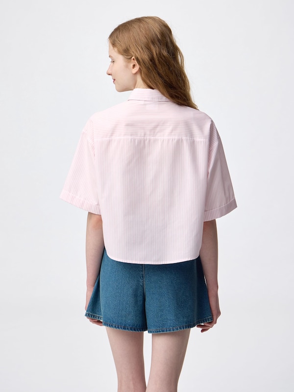 Striped Short Shirt | HalfSlv | Esther Bunny