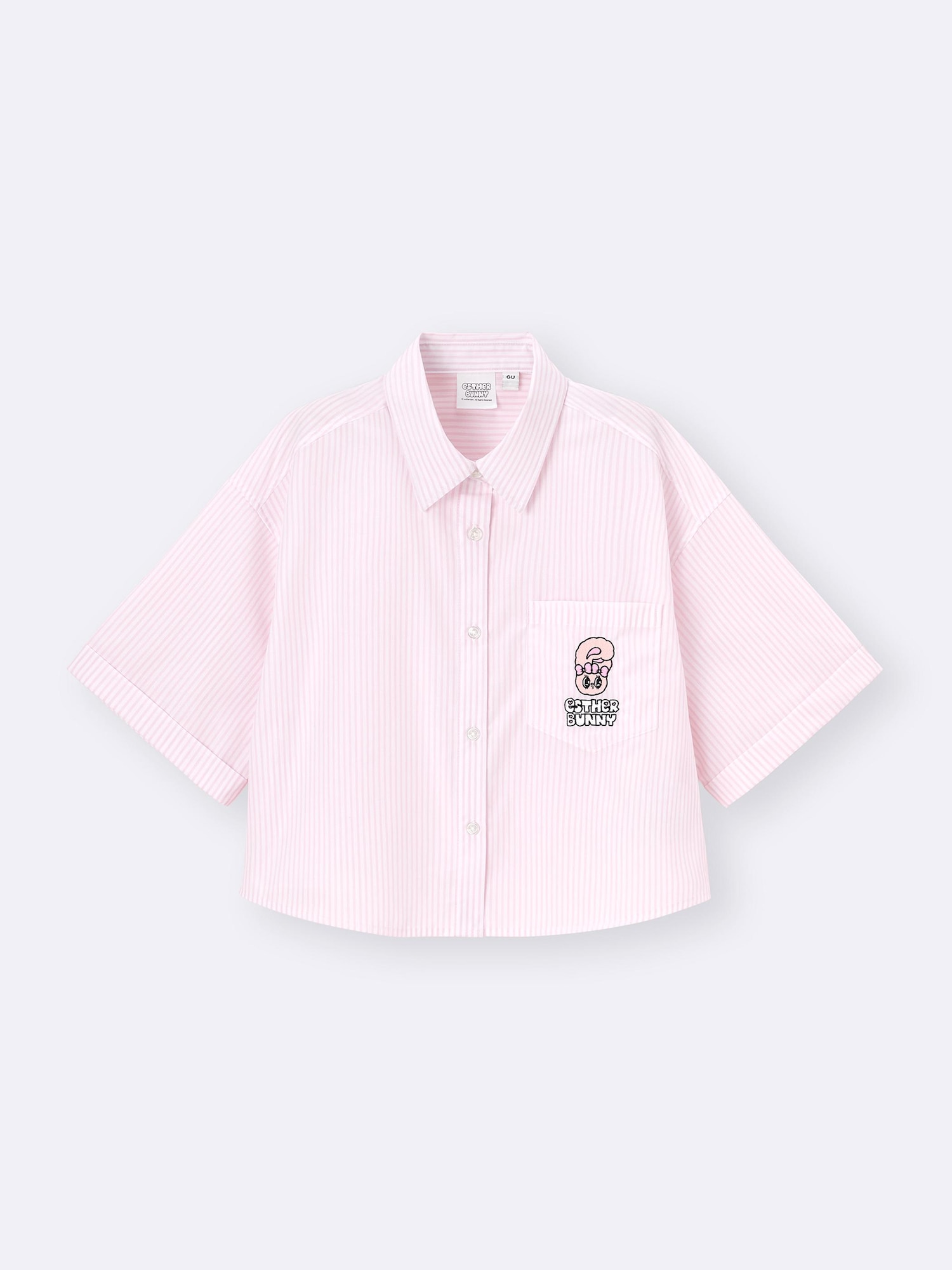 Striped Short Shirt | HalfSlv | Esther Bunny | GU US