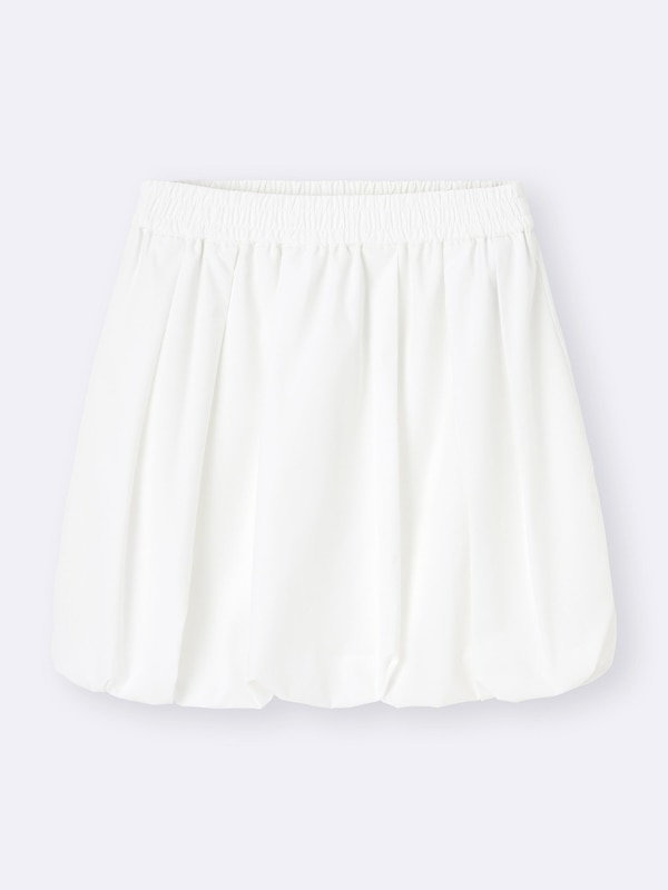 Bubble Hem Mini Skirt
