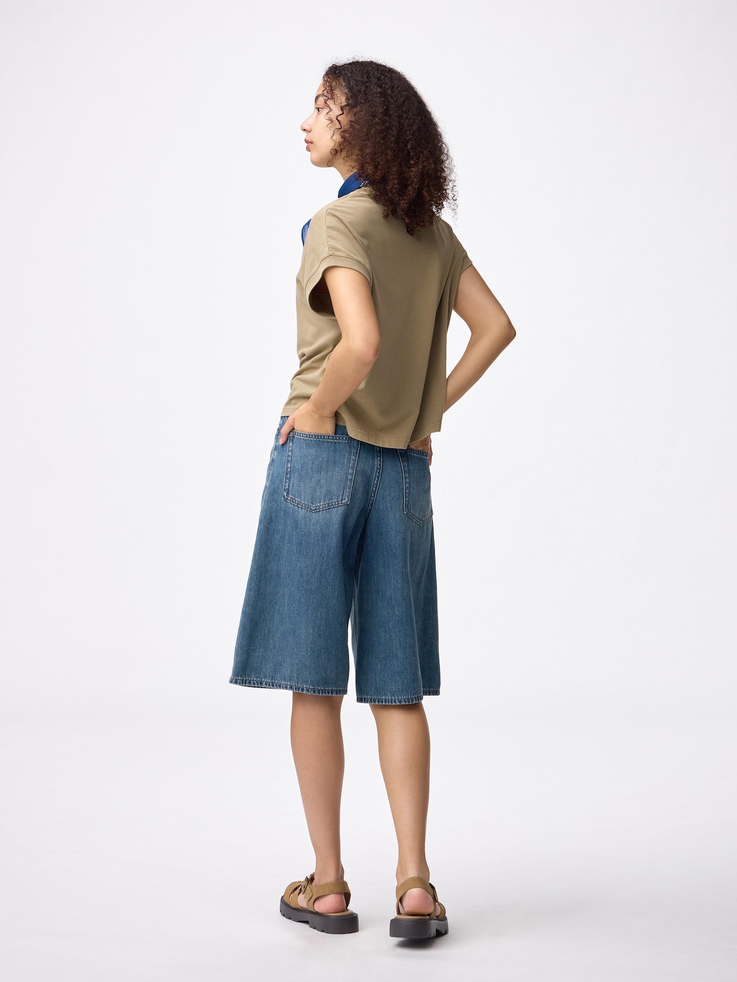 Antimid Right baggy jorts-indigo Mサイズ RIGIT BAGGY JORTS | ANTIMID