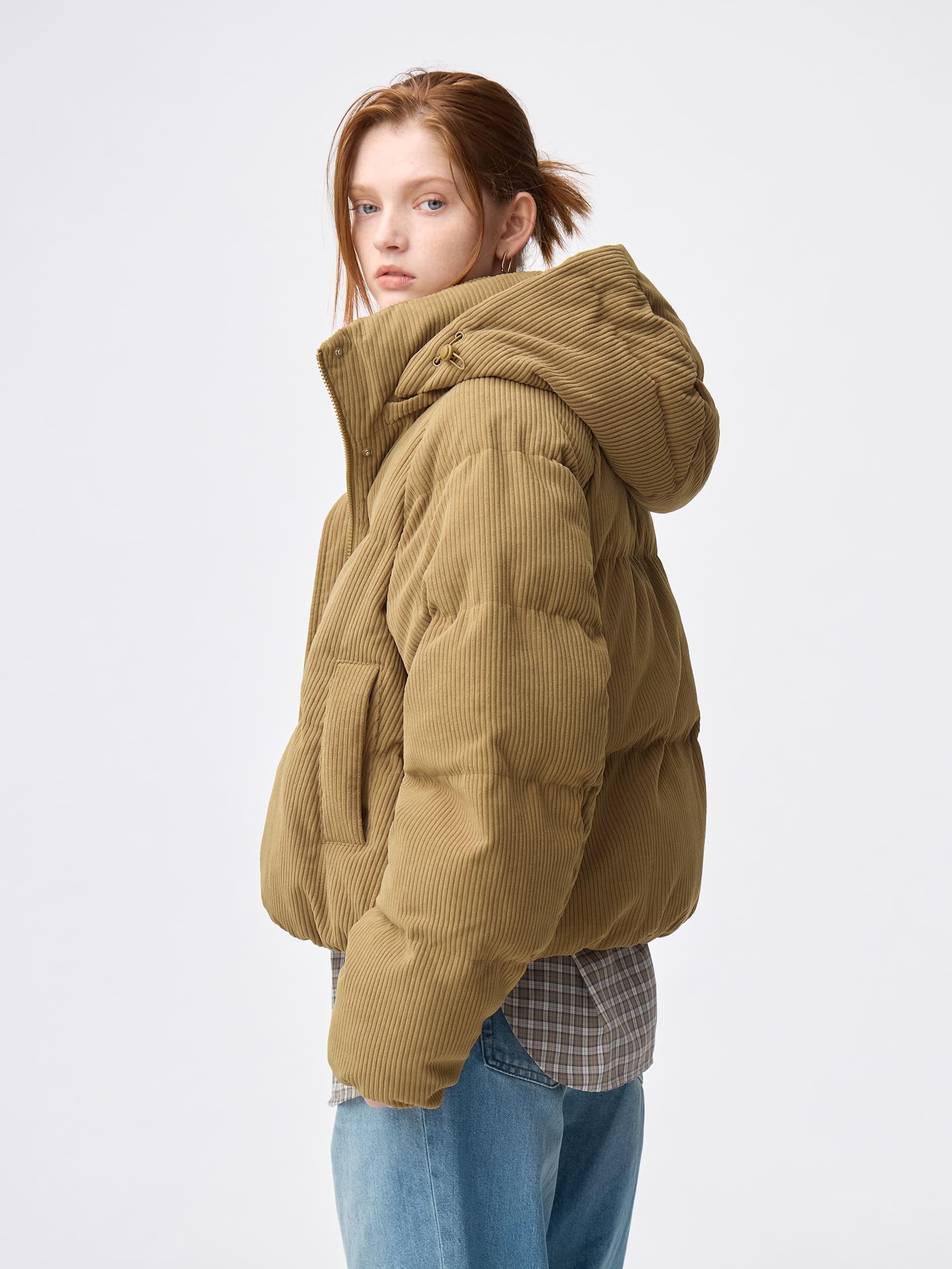 WARM PADDED Corduroy Jacket | GU US