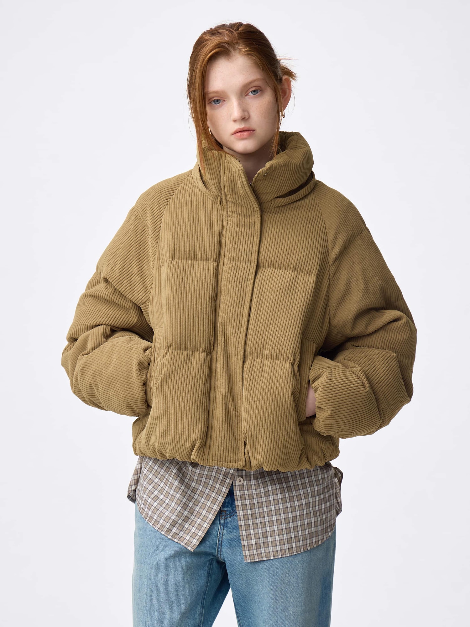 WARM PADDED Corduroy Jacket | GU US