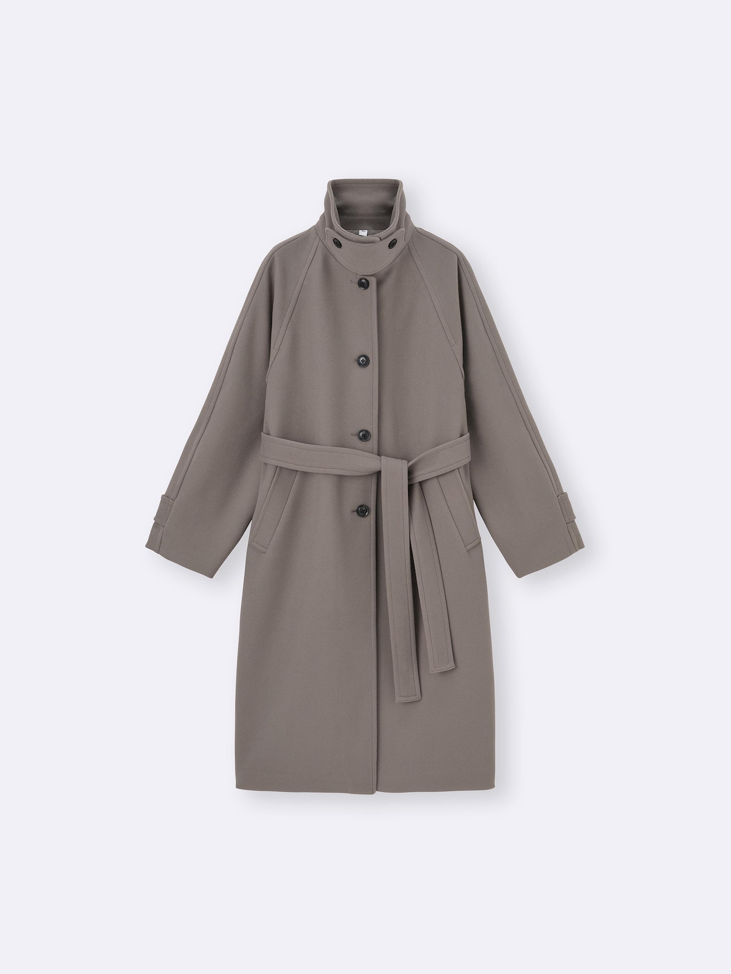 ジャケット・アウター ATON BOUMOU MELTON TENT LINE COAT COZY MELTON Balmacaan Coat | GU US
