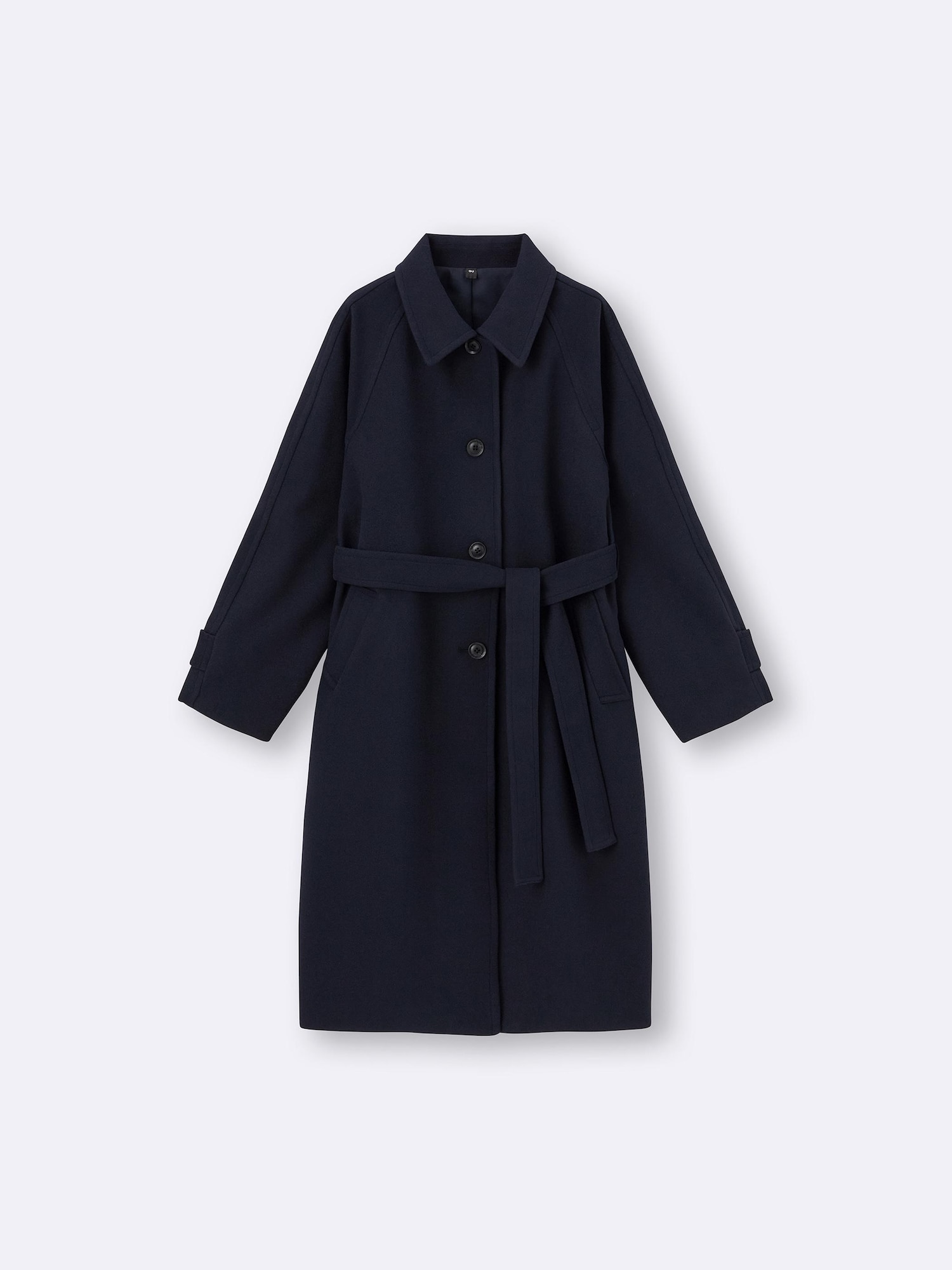 COZY MELTON Balmacaan Coat | GU US