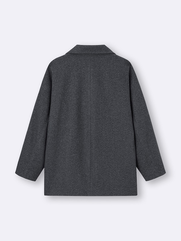 COZY MELTON Half Coat