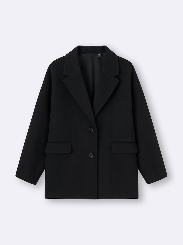 COZY MELTON Half Coat