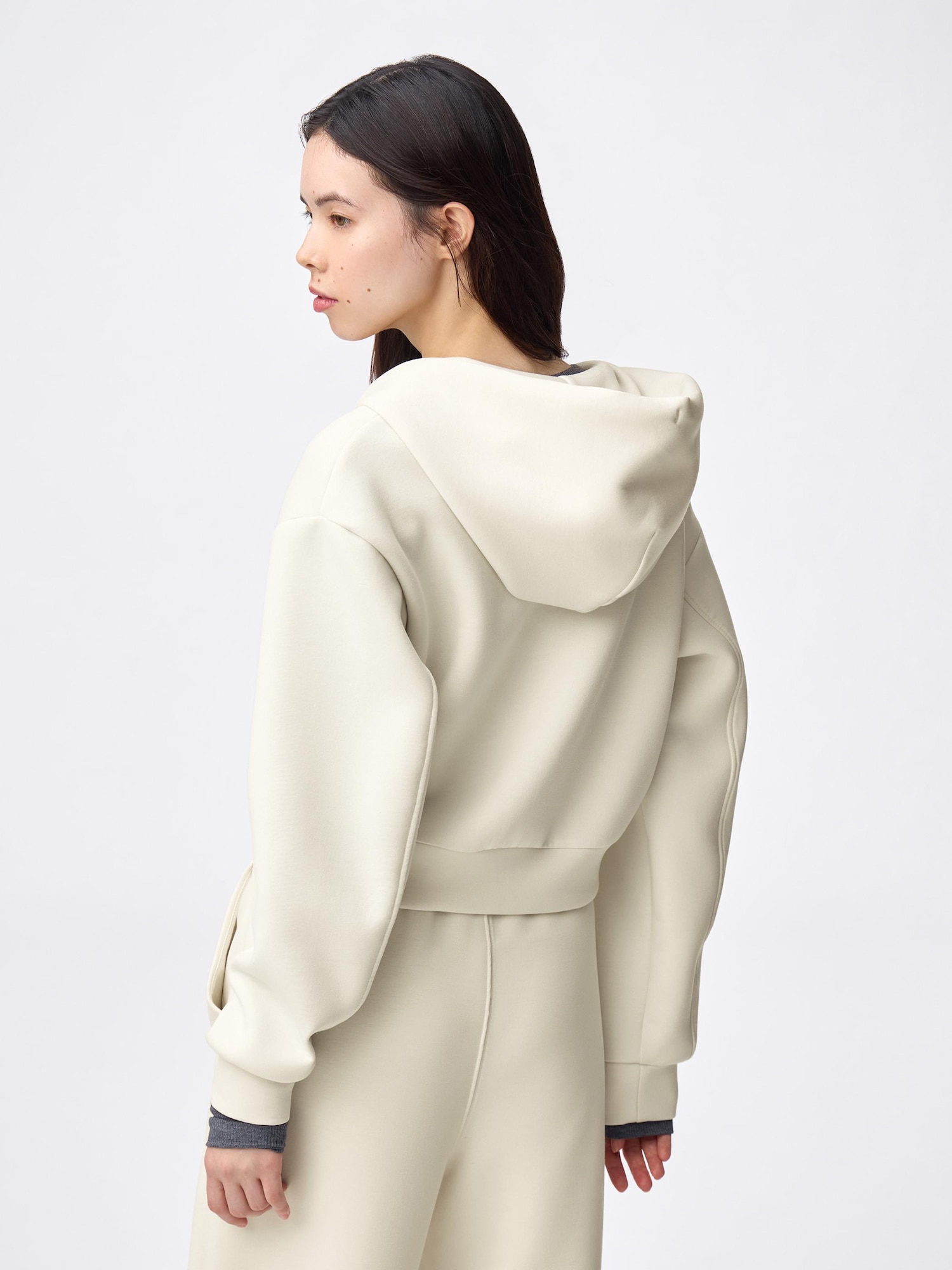 Women's Puff Sweat Full-Zip Hoodie | GU US