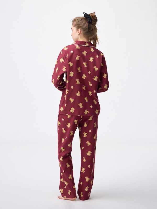 Flannel Pajamas | Long | Bear