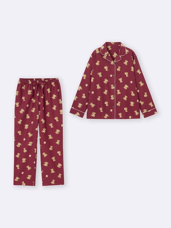 Flannel Pajamas | Long | Bear