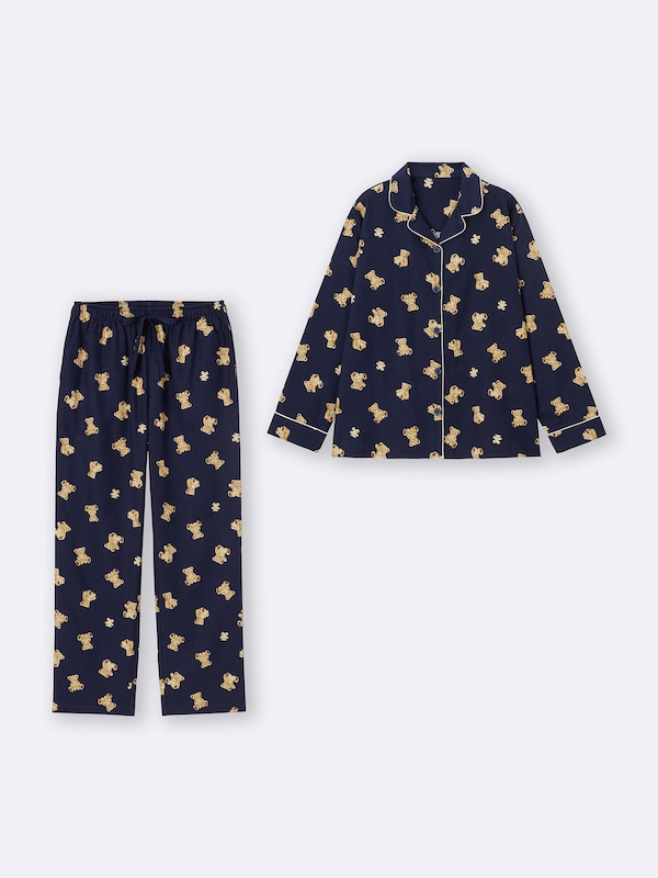 Flannel Pajamas | Long | Bear