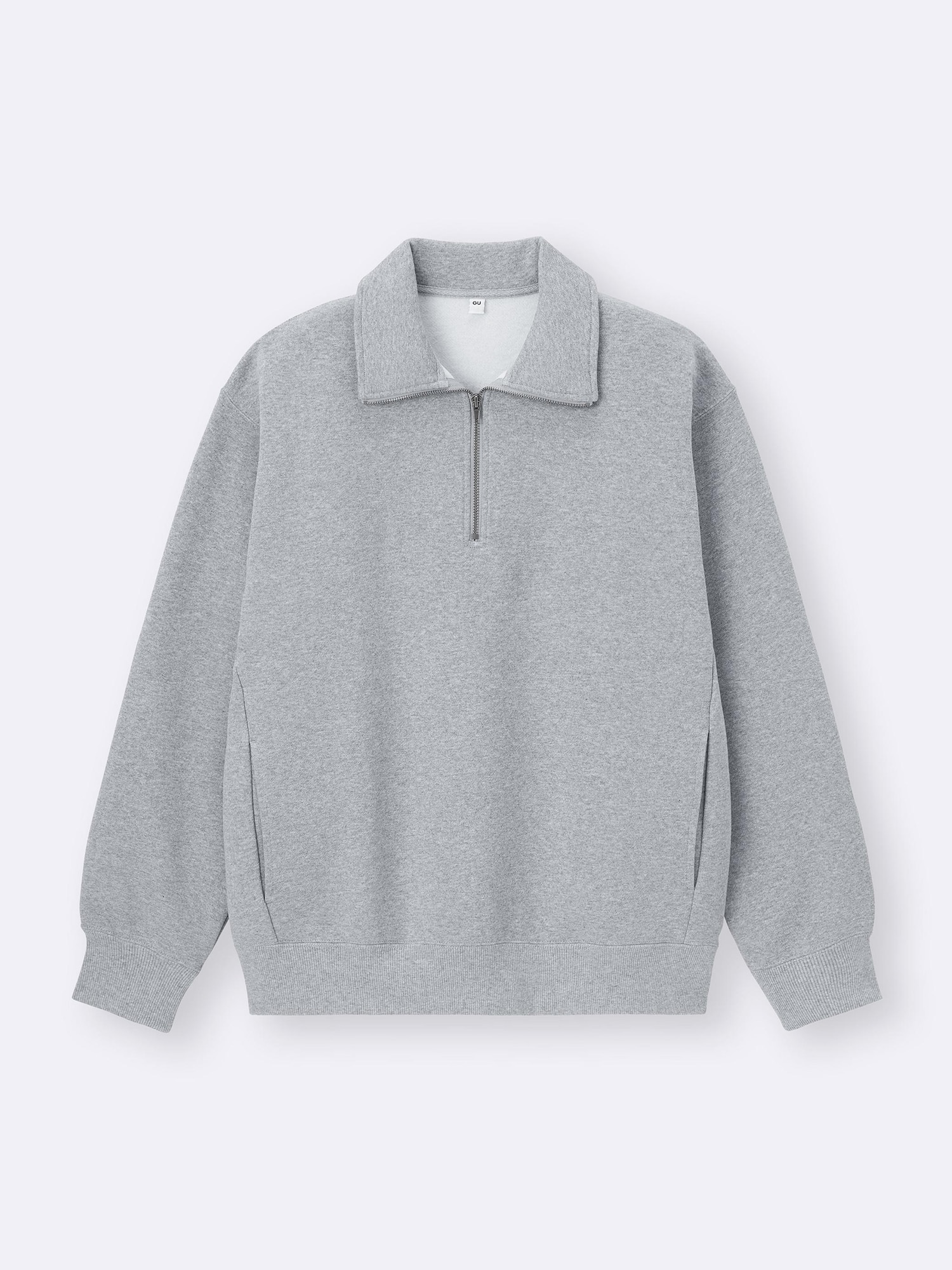 Heavy Weight Sweat Half-Zip Pullover | GU US